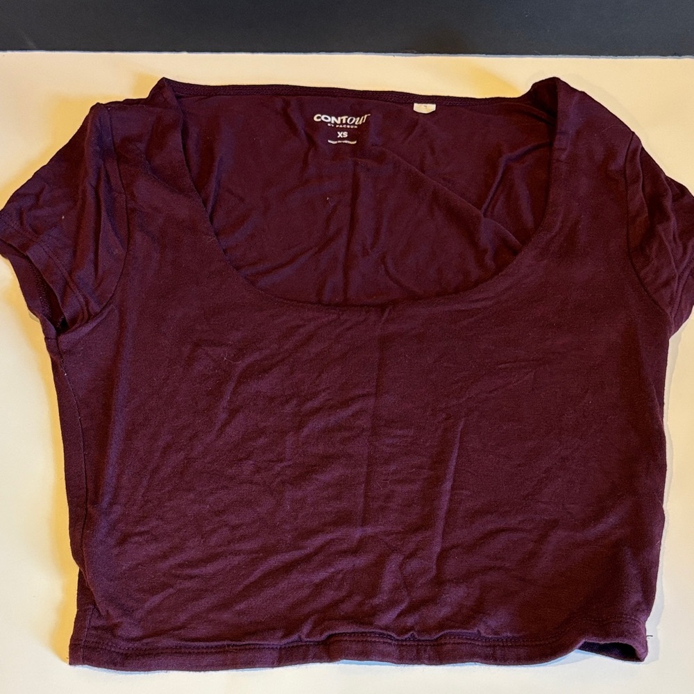 PacSun Rich Plum Short Sleeve Tee